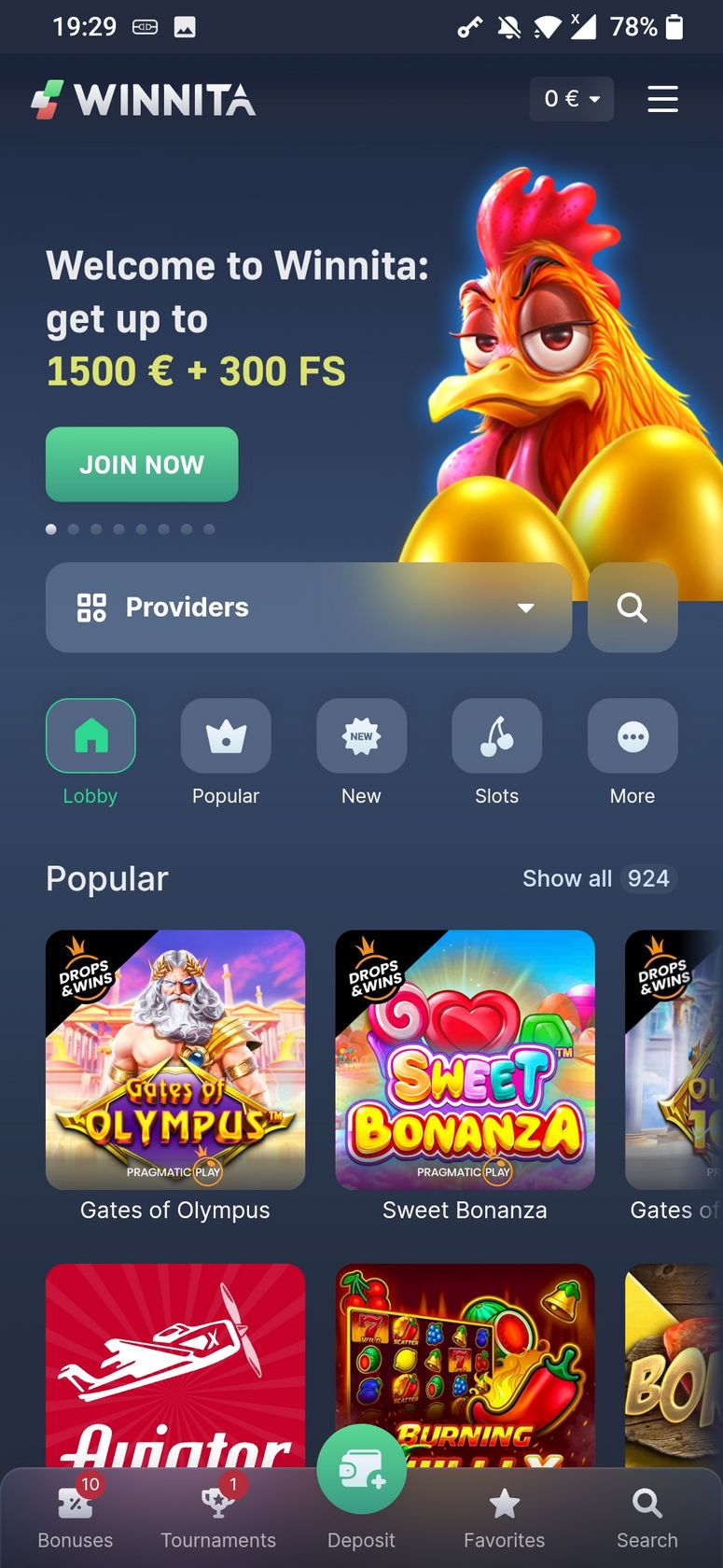 Sito di Winnita Casino